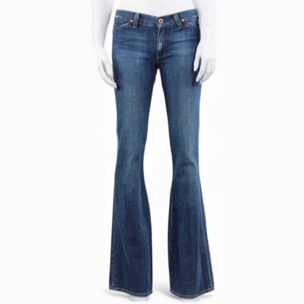 AG‎ Adriano Goldschmied The Legend Flared Light Weight Denim Jeans 30 Regular